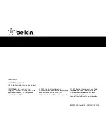 Preview for 1 page of Belkin F5L104tt Quick Install Manual