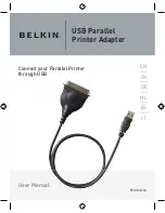 Предварительный просмотр 1 страницы Belkin F5U002vea User Manual