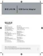 Preview for 8 page of Belkin F5U103VEA User Manual