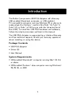 Preview for 3 page of Belkin F5U109 User Manual