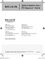 Предварительный просмотр 42 страницы Belkin F5U197ea User Manual