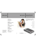 Belkin F5U245ea Manual preview