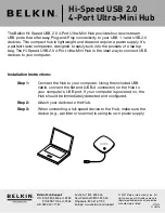 Preview for 1 page of Belkin F5U407 User Manual