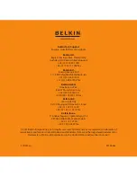 Предварительный просмотр 12 страницы Belkin F5U416 - Clip-On Hub User Manual