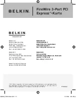 Предварительный просмотр 36 страницы Belkin F5U504ea User Manual