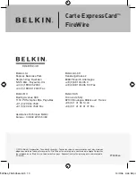 Предварительный просмотр 24 страницы Belkin F5U505ea User Manual