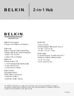 Предварительный просмотр 1 страницы Belkin F5U706 User Manual