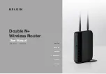 Preview for 1 page of Belkin F6D6230XX4 User Manual