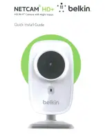 Belkin F7D7606 NetCam HD+ Quick Install Manual preview