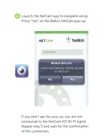 Preview for 5 page of Belkin F7D7606 NetCam HD+ Quick Install Manual