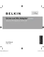 Предварительный просмотр 1 страницы Belkin F8E478ea User Manual