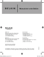 Preview for 54 page of Belkin F8E800 series Manual