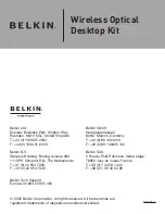 Предварительный просмотр 4 страницы Belkin F8E858-BNDL User Manual