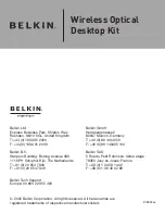 Предварительный просмотр 20 страницы Belkin F8E858-BNDL User Manual