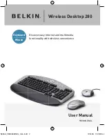 Предварительный просмотр 2 страницы Belkin F8E860-BNDL User Manual