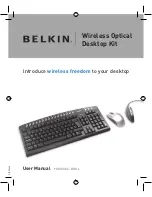 Preview for 1 page of Belkin F8E883UK User Manual