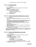 Preview for 2 page of Belkin F8T030 - Bluetooth Access Point Connection Manual