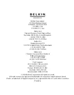 Preview for 16 page of Belkin F8V7097 User Manual