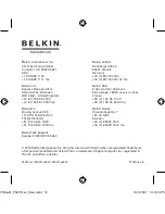 Предварительный просмотр 32 страницы Belkin F8Z051ea User Manual