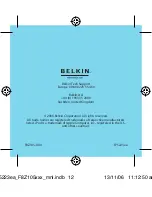 Предварительный просмотр 14 страницы Belkin F8Z105-XXX Series User Manual