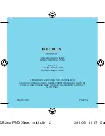 Preview for 62 page of Belkin F8Z105-XXX Series User Manual