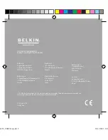 Предварительный просмотр 85 страницы Belkin F8Z439ea TuneCast User Manual