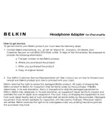 Preview for 6 page of Belkin F8Z452ea Quick Start Manual