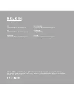 Предварительный просмотр 16 страницы Belkin F8Z498-P User Manual