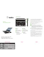 Belkin FastFit KEYBOARD COVER Quick Installation Manual предпросмотр