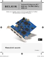 Предварительный просмотр 57 страницы Belkin FireWire 800 and USB 2.0 PCI Express Card F5U602EA User Manual