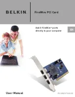 Preview for 3 page of Belkin FIREWIRE F5U502 User Manual