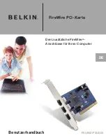 Preview for 39 page of Belkin FIREWIRE F5U502 User Manual