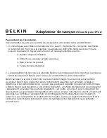 Preview for 15 page of Belkin Headphone Adapter Quick Installation Manual