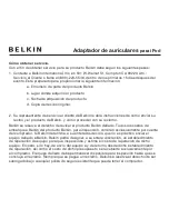 Preview for 23 page of Belkin Headphone Adapter Quick Installation Manual