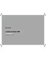 Belkin LineCast Auto FM User Manual предпросмотр