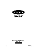 Belkin MiniVak F8E426 Attachment Manual предпросмотр