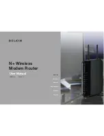 Предварительный просмотр 1 страницы Belkin N+ User Manual