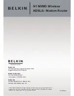 Preview for 101 page of Belkin N1 MIMO User Manual