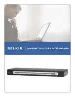 Belkin OmniView Dual-User PRO3 Specifications preview