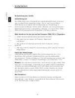 Предварительный просмотр 10 страницы Belkin OMNIVIEW F1DA104PEA (German) Benutzerhandbuch