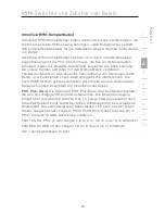 Предварительный просмотр 27 страницы Belkin OMNIVIEW F1DA104PEA (German) Benutzerhandbuch