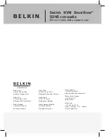 Preview for 36 page of Belkin OmniView F1DD102Lea Quick Installation Manual