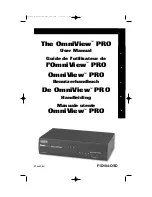 Belkin OmniView PRO F1D104-OSD User Manual предпросмотр