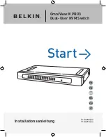 Предварительный просмотр 17 страницы Belkin OMNIVIEW PRO3 F1DA208ZEA Quick Install Manual