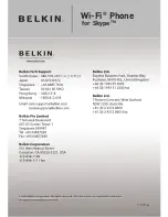 Belkin P75237ak Manual preview