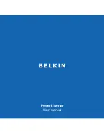 Preview for 1 page of Belkin power inverter User Manual