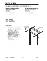 Предварительный просмотр 1 страницы Belkin RK2000 Instructions