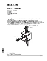 Предварительный просмотр 2 страницы Belkin RK5007 Instructions