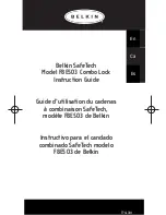 Preview for 1 page of Belkin SafeTech F8E503 Instruction Manual