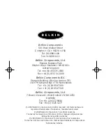 Preview for 9 page of Belkin SafeTech F8E503 Instruction Manual